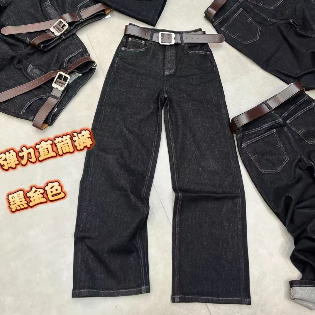 Moxie-291赤耳原丹宁直筒阔腿牛仔裤经典款时尚百搭