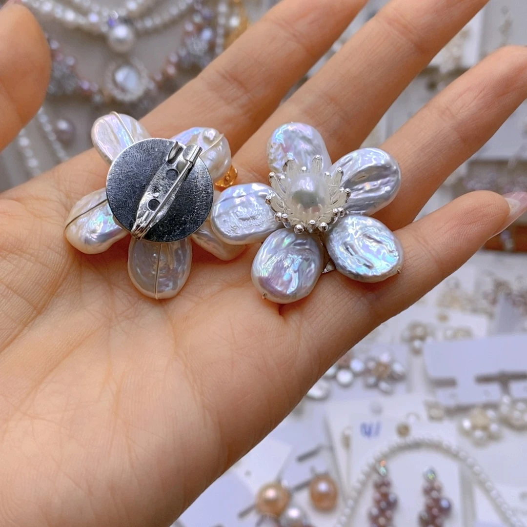 吊坠(不含链)合金淡水珍珠