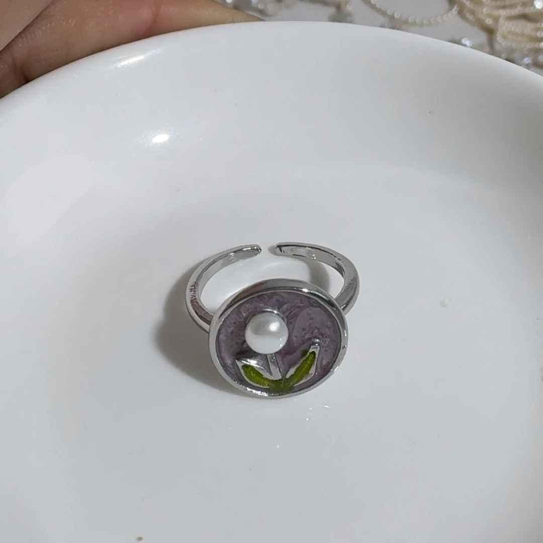 戒指未镶嵌淡水珍珠