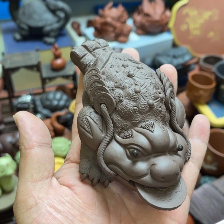 紫砂茶宠紫砂瑕疵