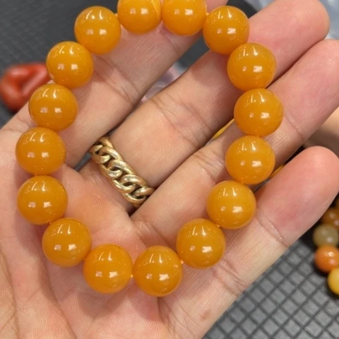 【闪购商品】石英质玉（黄龙玉）未镶嵌颈饰若***底