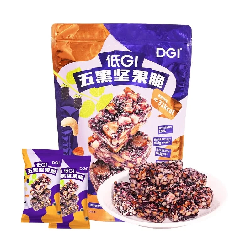 DGI低GI五黑坚果脆 500g