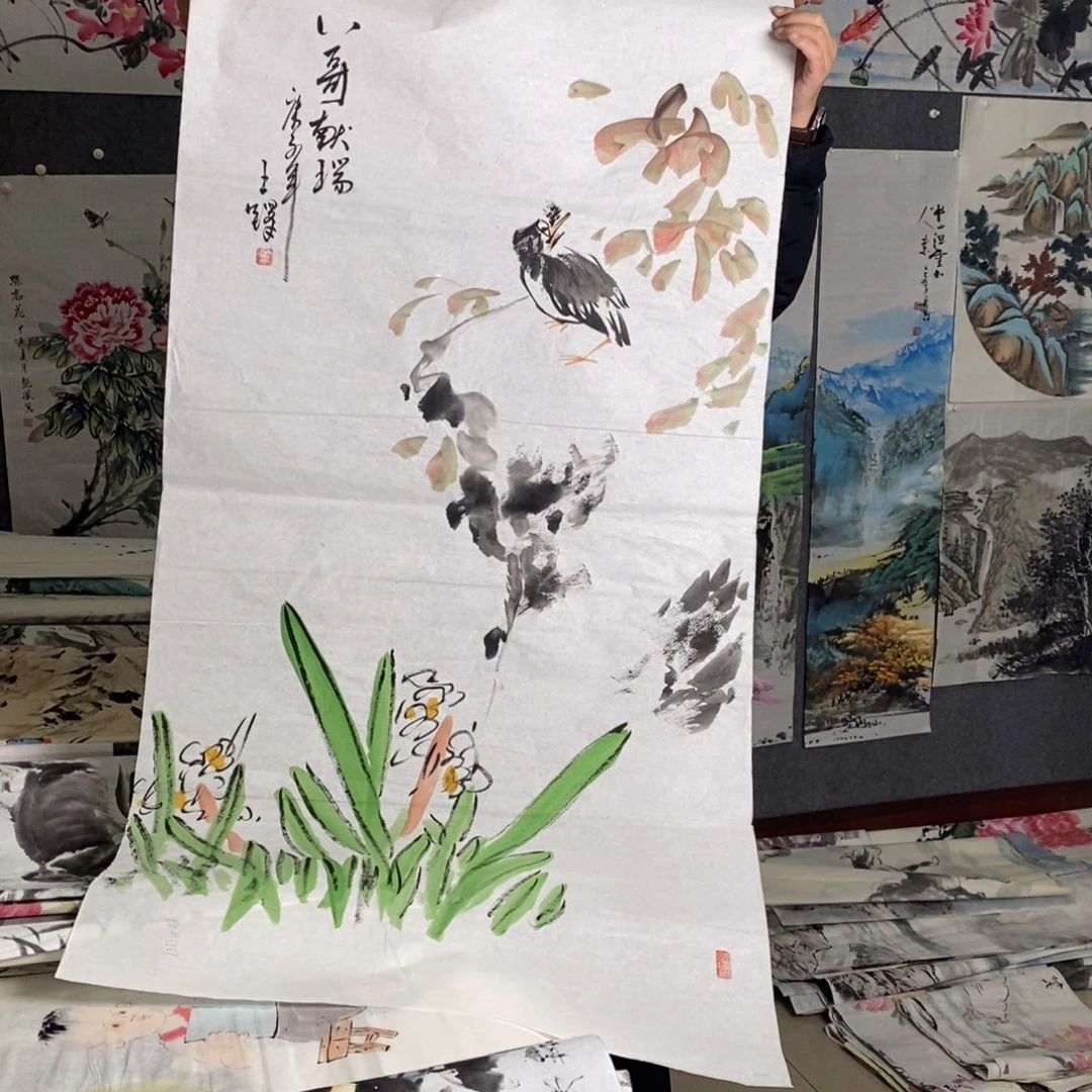 国画手写手绘国画作品44