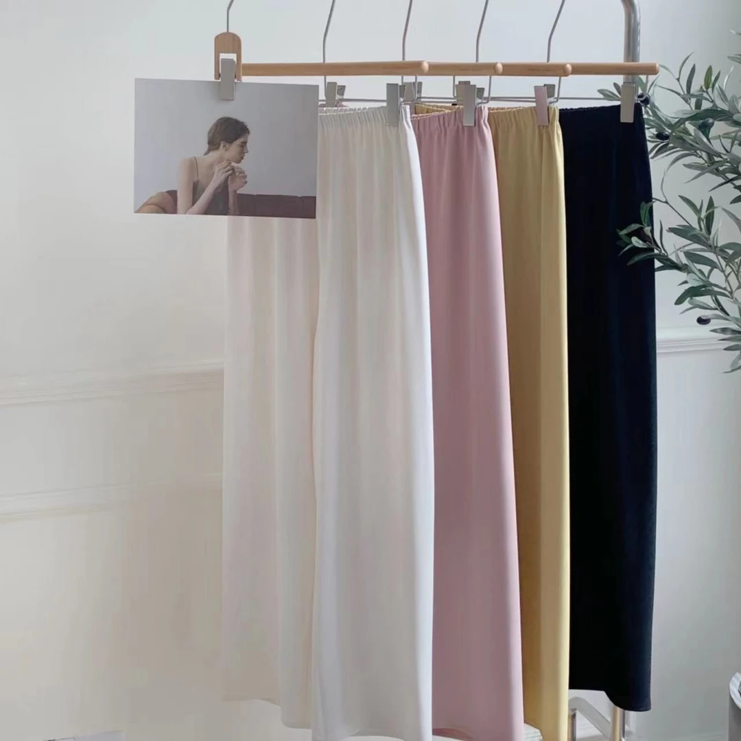 【年终宠粉大促】【PINZIKO】凉凉直筒裤显瘦垂感长裤通勤裤子 TJC310