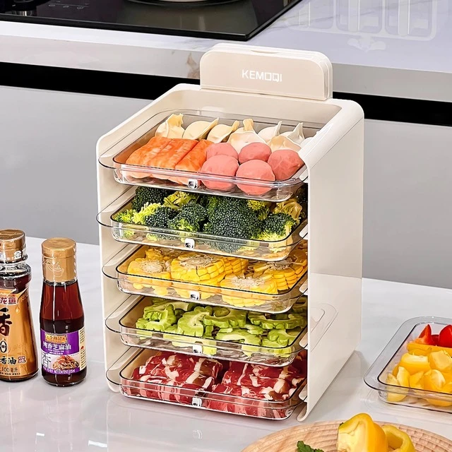 吸盘厨房备菜置物架多层配菜盘多功能免打孔壁挂家用收纳放菜架子