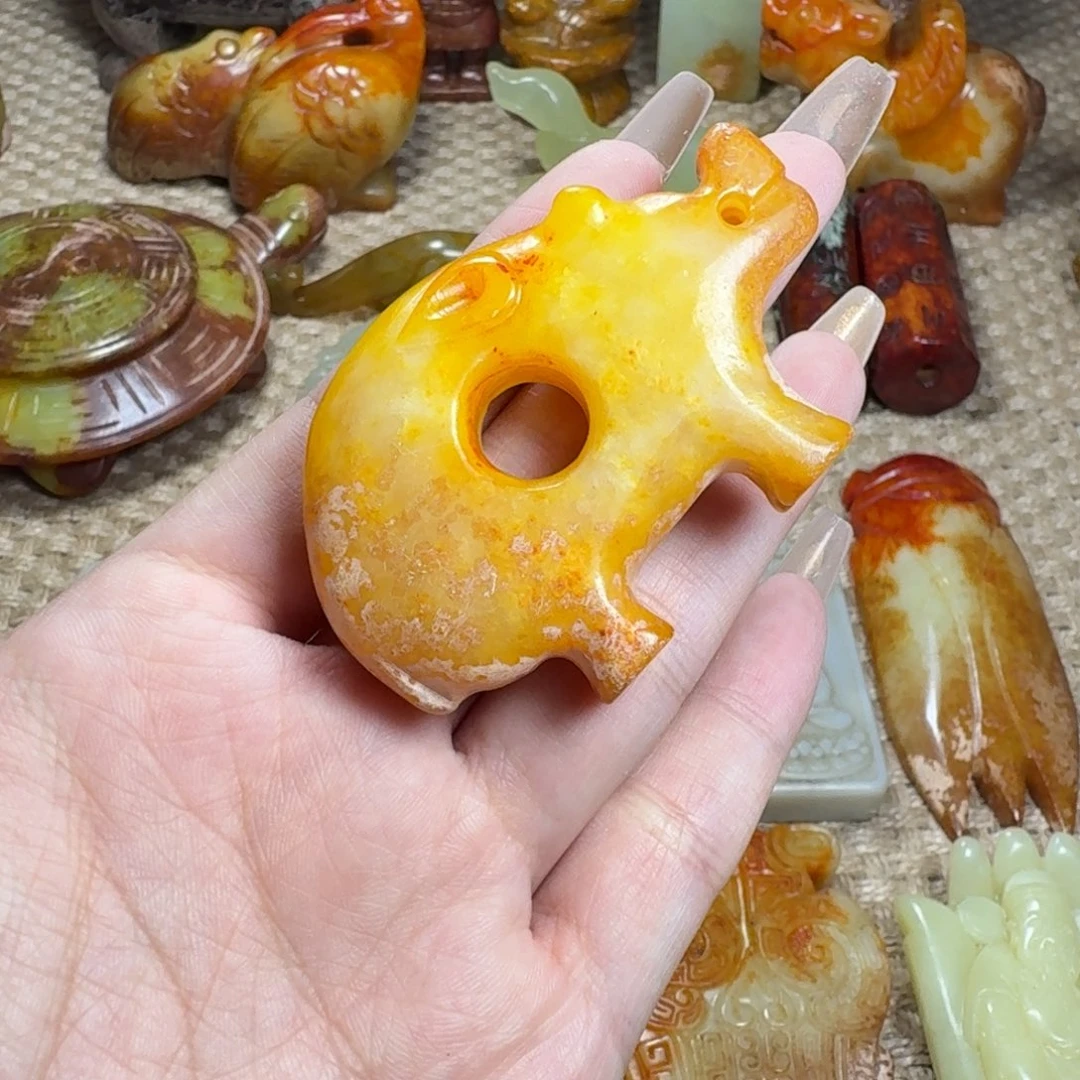 白玉菩提吊坠挂件