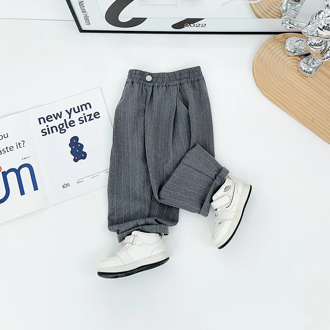 儿童长裤薄款男童西装裤子宽松夏季时尚潮牌 FB25205悠悠童话童装