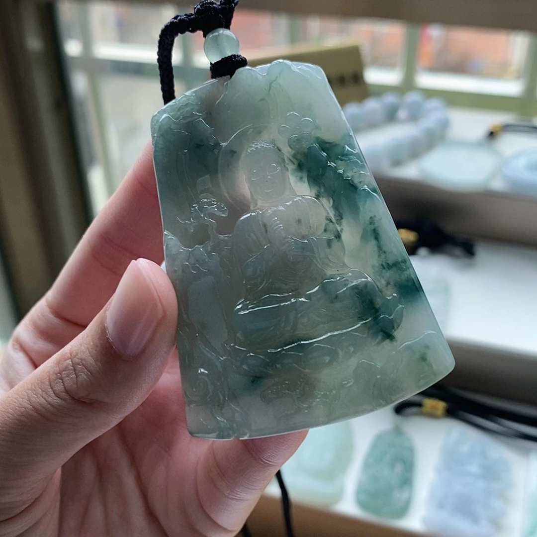 【闪购商品】颈饰未镶嵌翡翠天然缅甸A货翡翠
