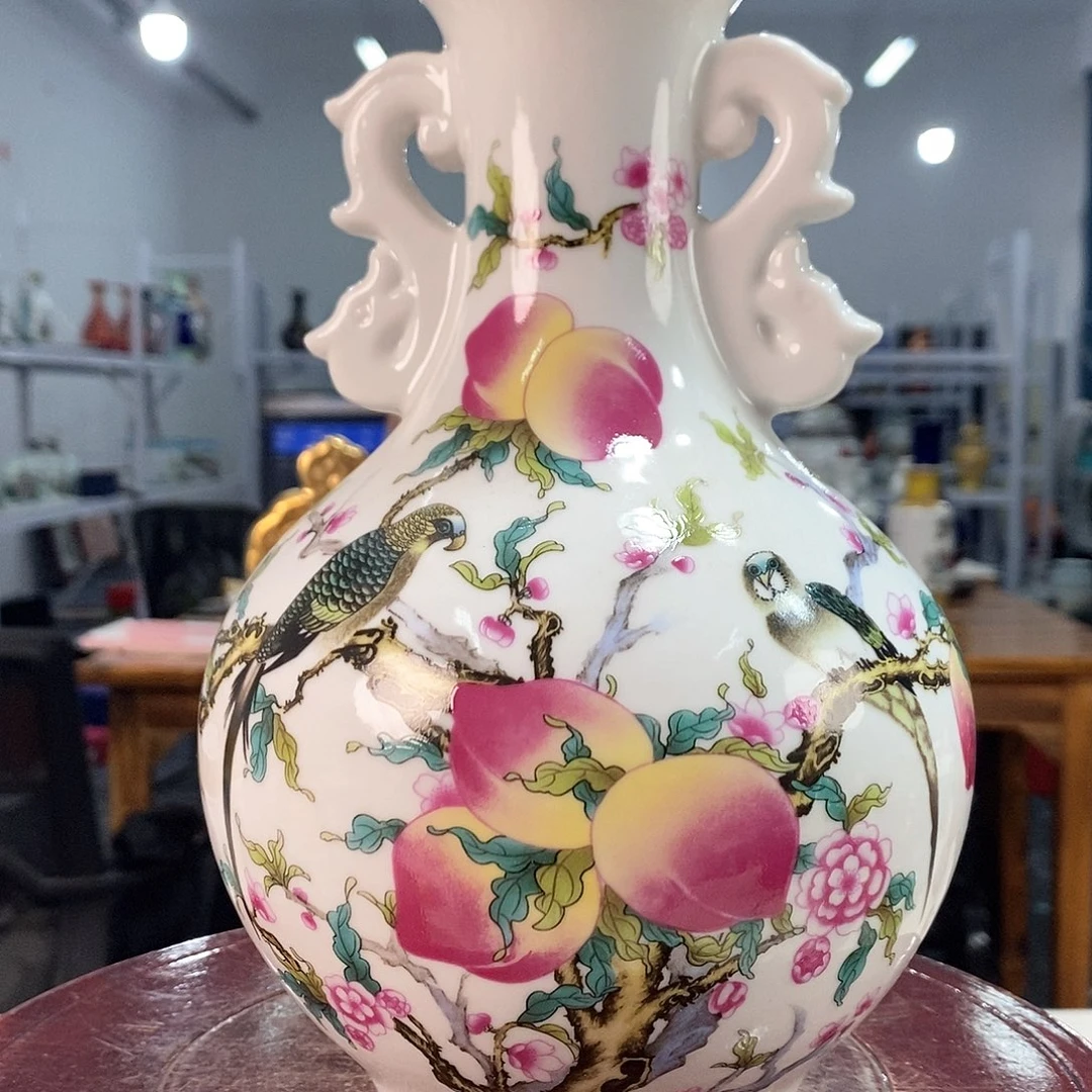 摆件景德镇陶瓷花瓶摆件