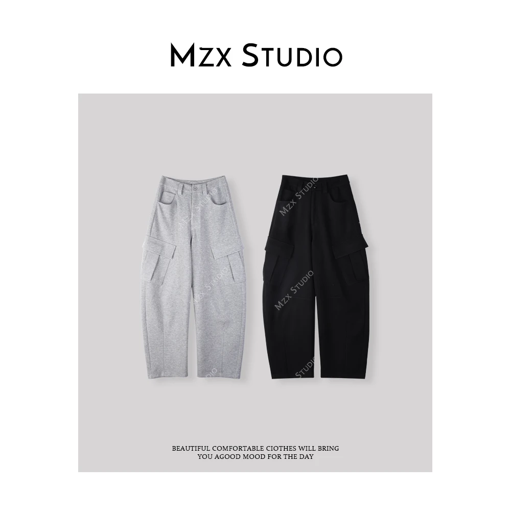 MZX 春季结构廓形弯刀工装裤KZ7538-X