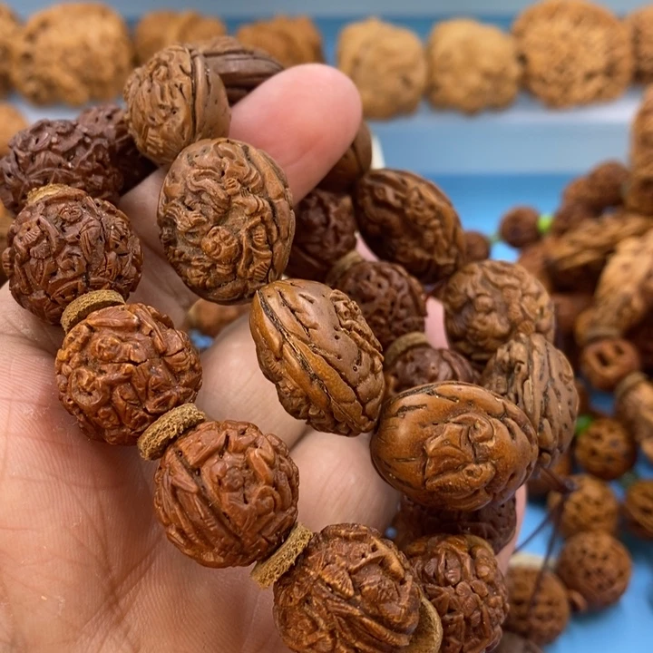 手串/手链核桃古*虫核桃