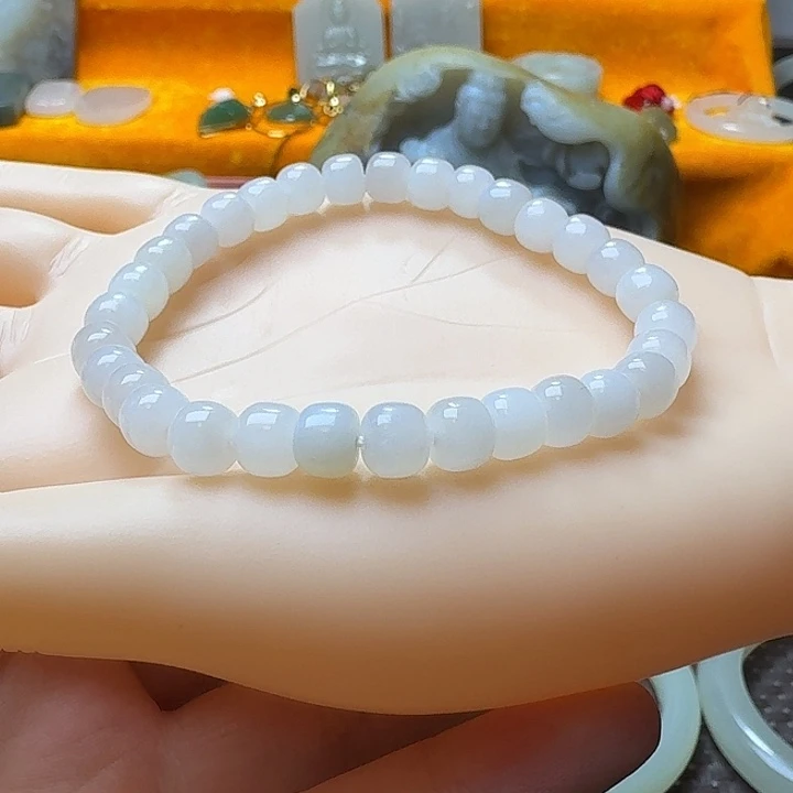 和田玉未镶嵌手链