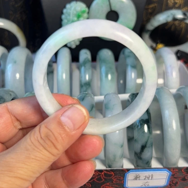 翡翠未镶嵌手镯天然