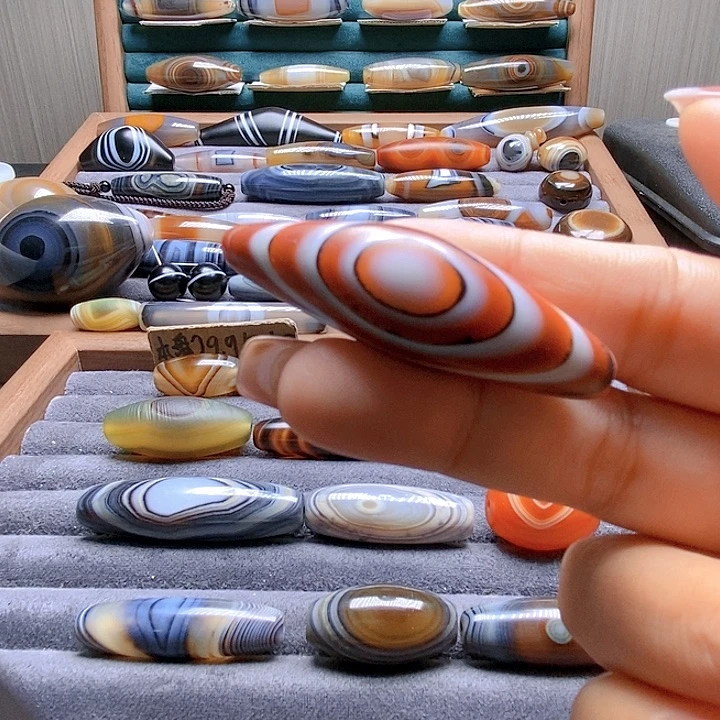 玛瑙/玉髓未镶嵌吊坠(不含链)