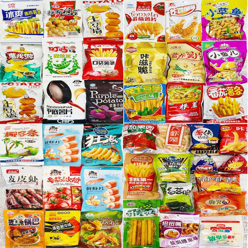 荤素搭配解馋休闲混合好吃零食卤味食品混发随心配