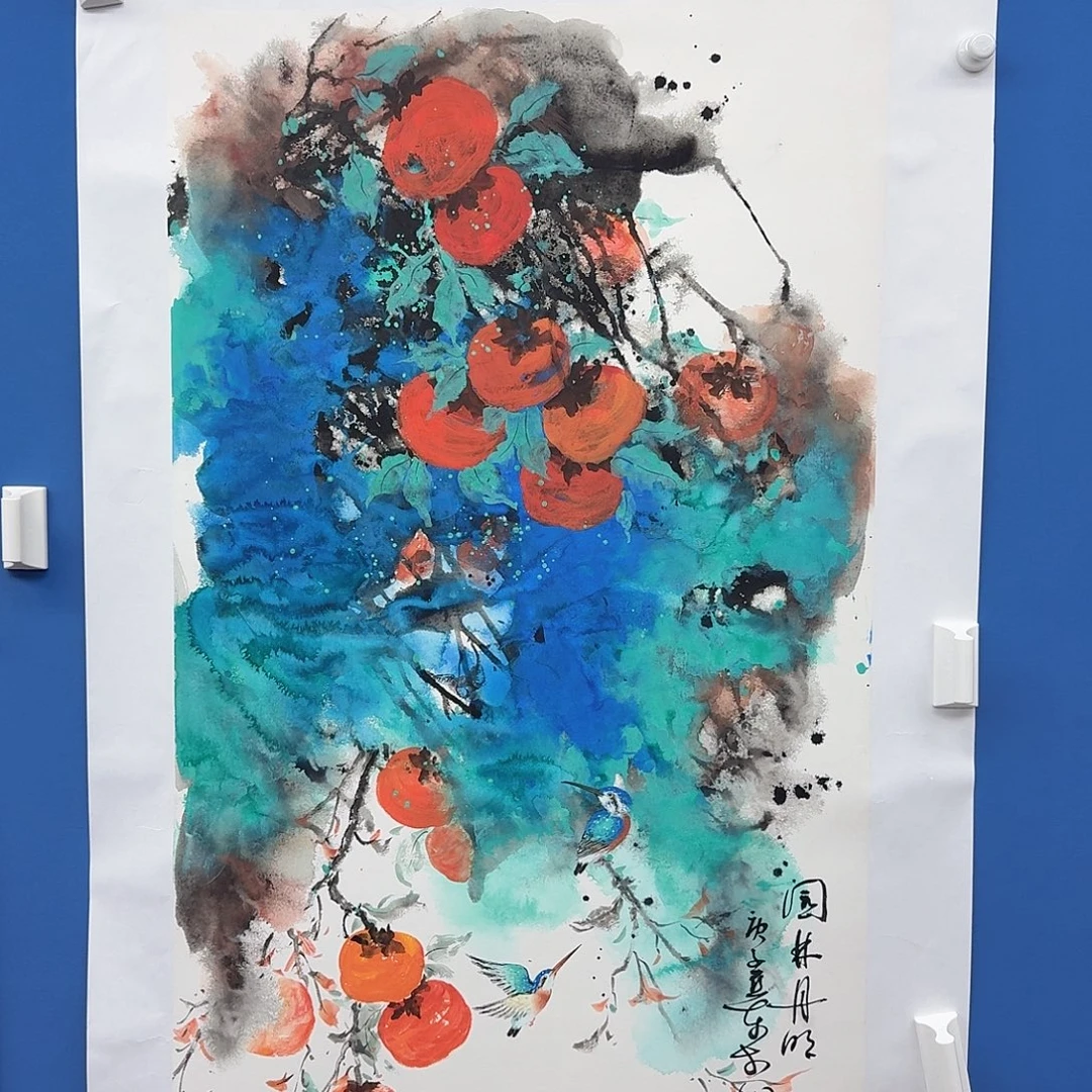 国画多次参加国内外大型