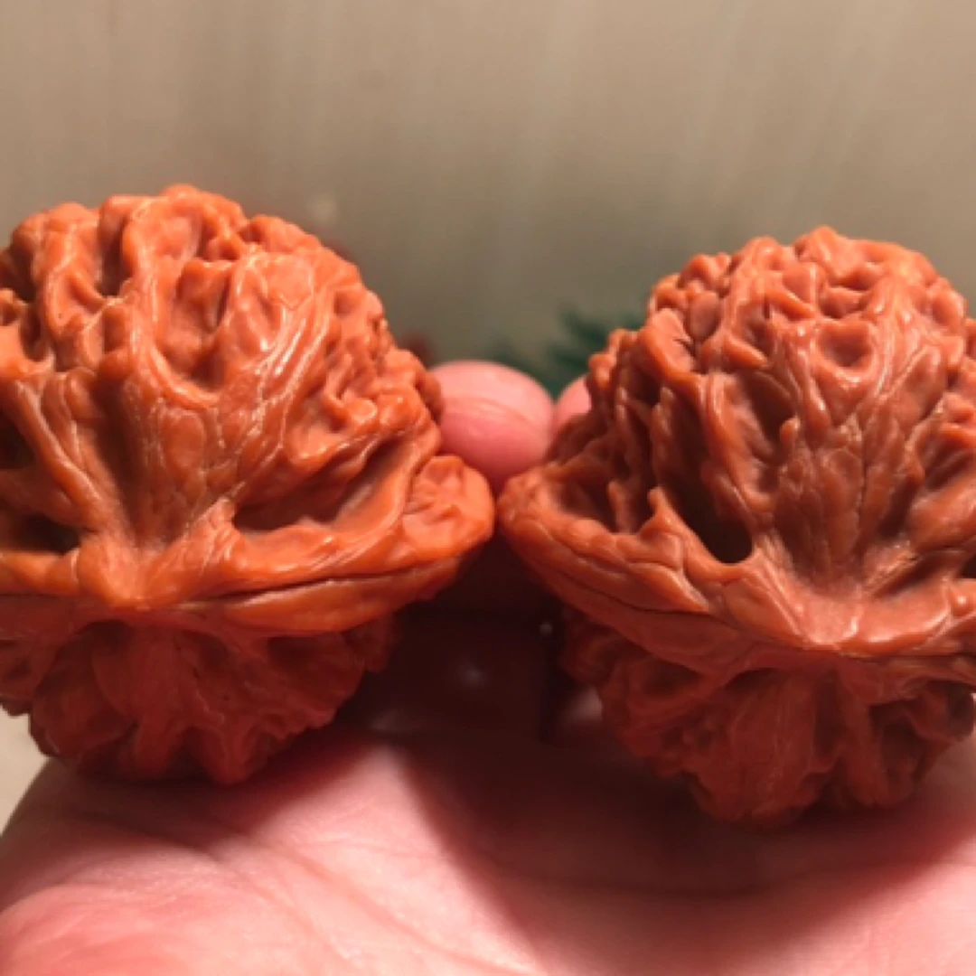 麻核桃老树宫灯狮子头全品 【尺寸】边40.5/40肚39/39高38/38