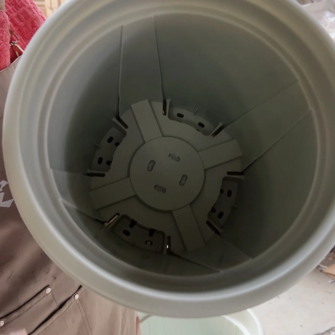 树脂青山盆7#米白色5个无托