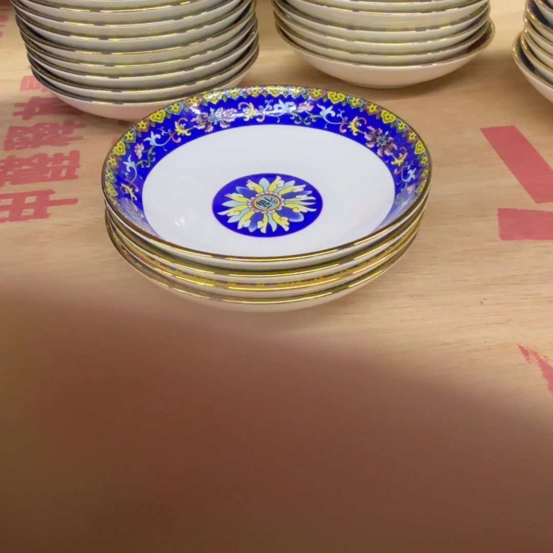 瓷景德镇珐琅彩餐具