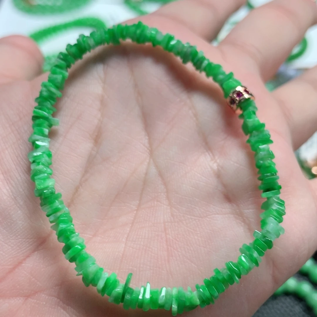 翡翠未镶嵌手链翡翠