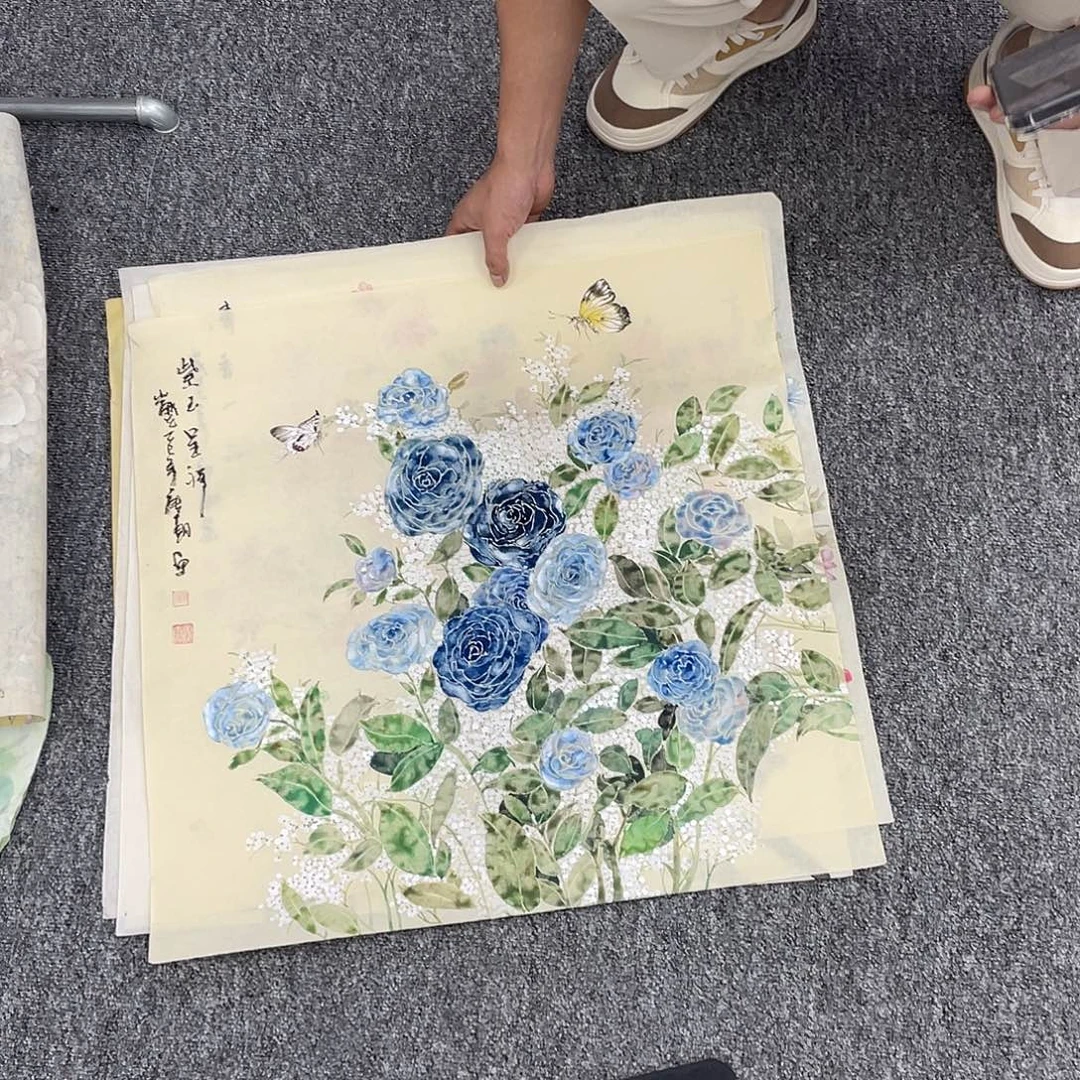 国画纯手绘字画宣纸