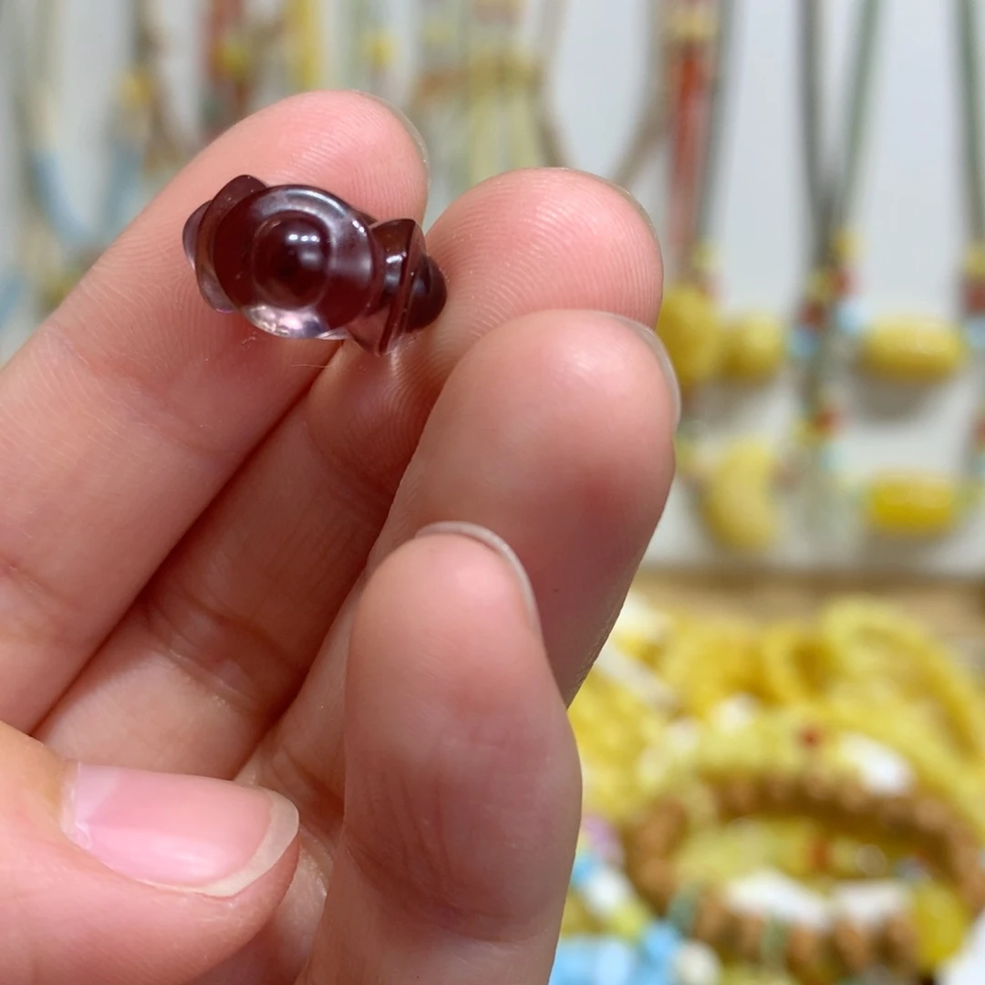 珠宝半成品紫晶未镶嵌配饰