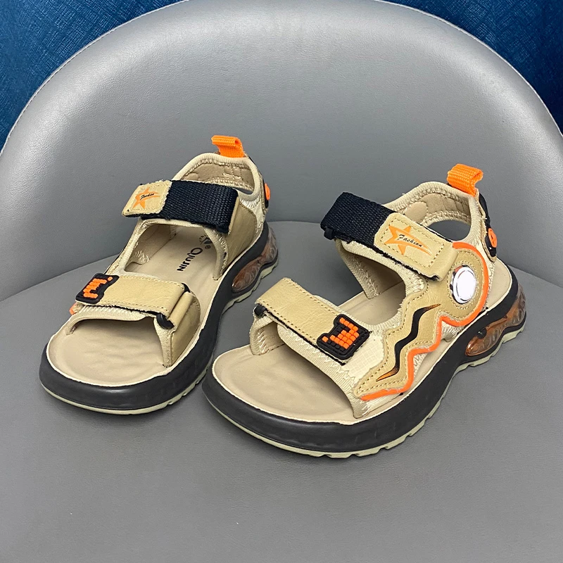 男童凉鞋夏季新款儿童韩版时尚运动凉鞋软底软面学生沙滩鞋