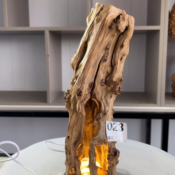 木石榴木镂空氛围灯