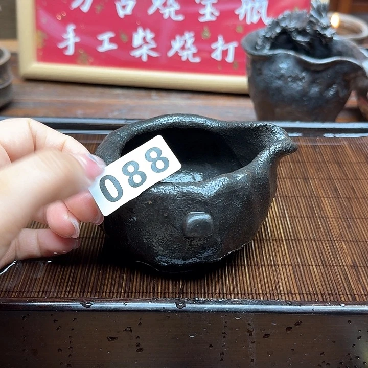 纯手工制作粗陶茶具