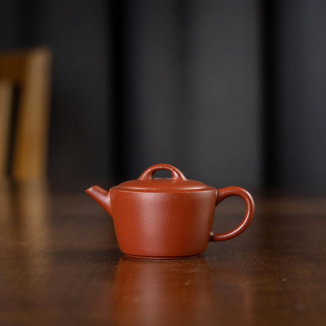 汉韵 杨志 朱泥 100cc 家用紫砂壶