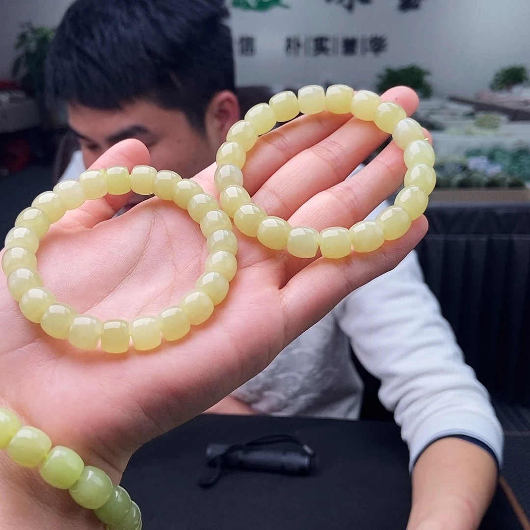 和田玉未镶嵌颈饰手串 颜色多样性发拍一发一