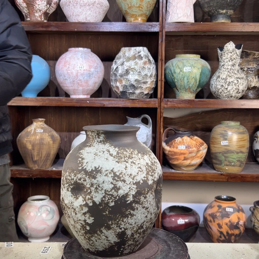 摆件580华庭街上釉面了吧