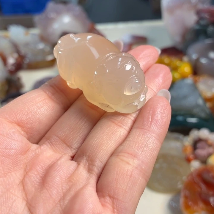 玛瑙/玉髓未镶嵌吊坠(不含链)