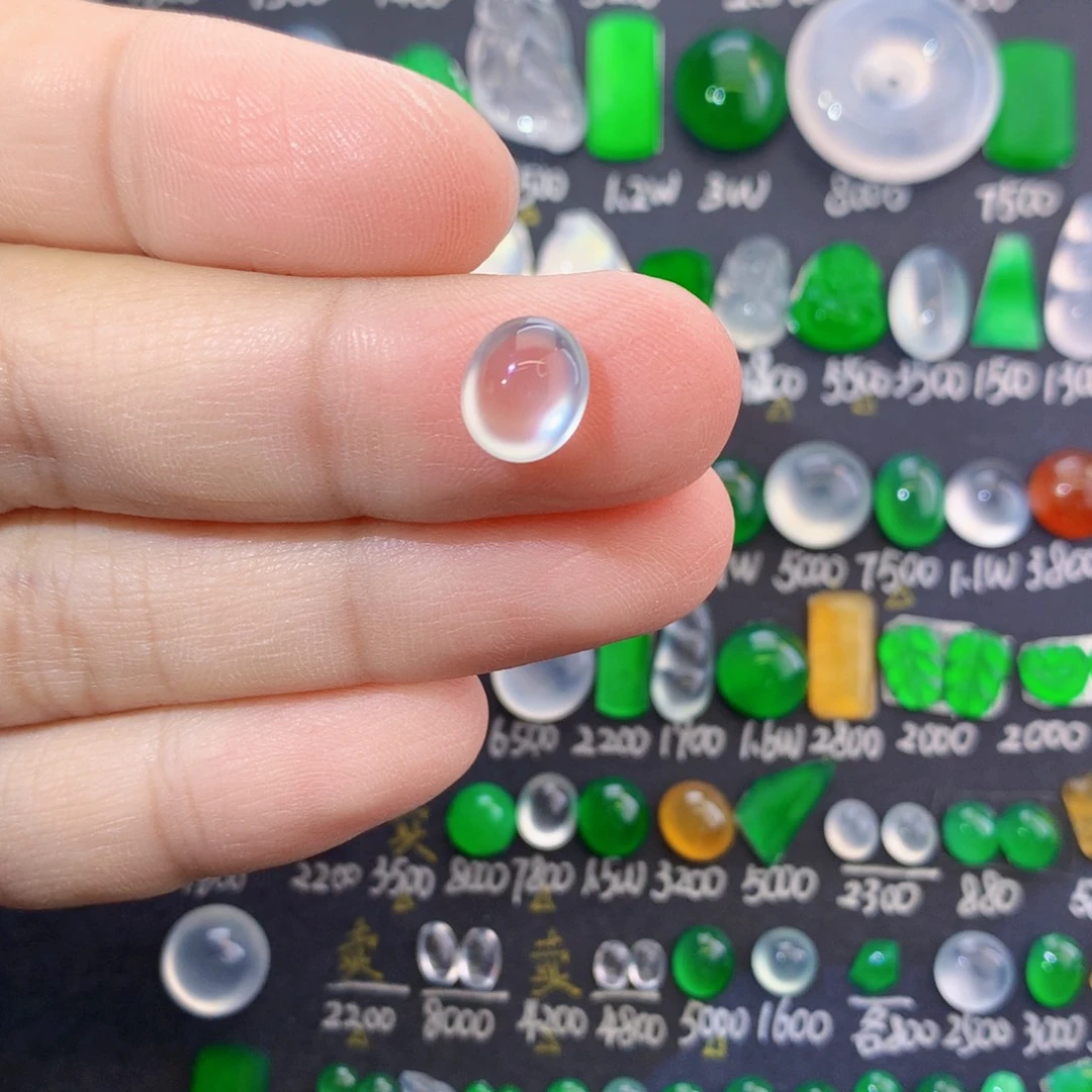 翡翠未镶嵌颈饰天然翡翠玉石蛋面