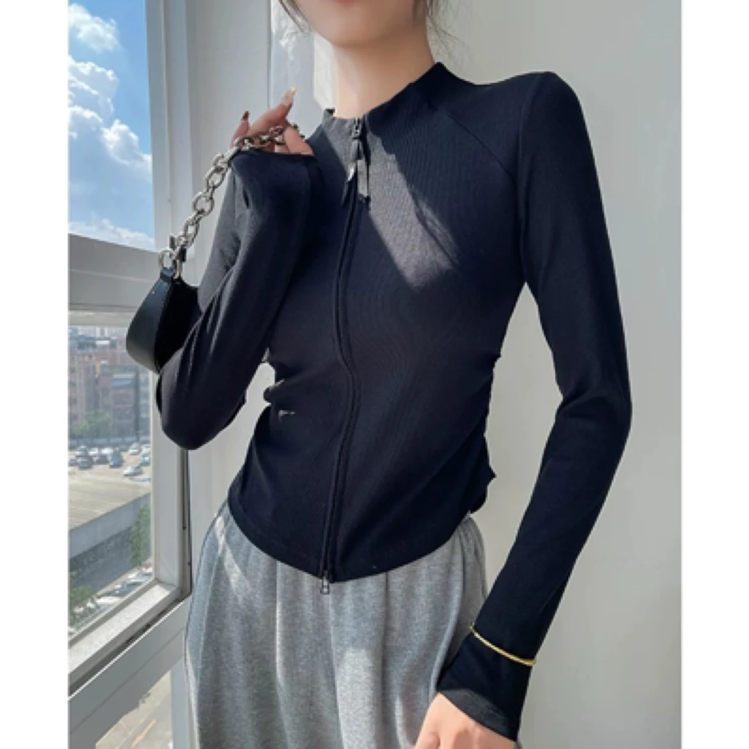 2025全拉链打底衫