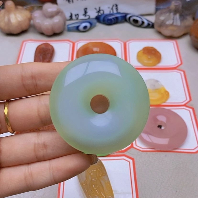 【闪购商品】未镶嵌玛瑙/玉髓珠宝半成品老*