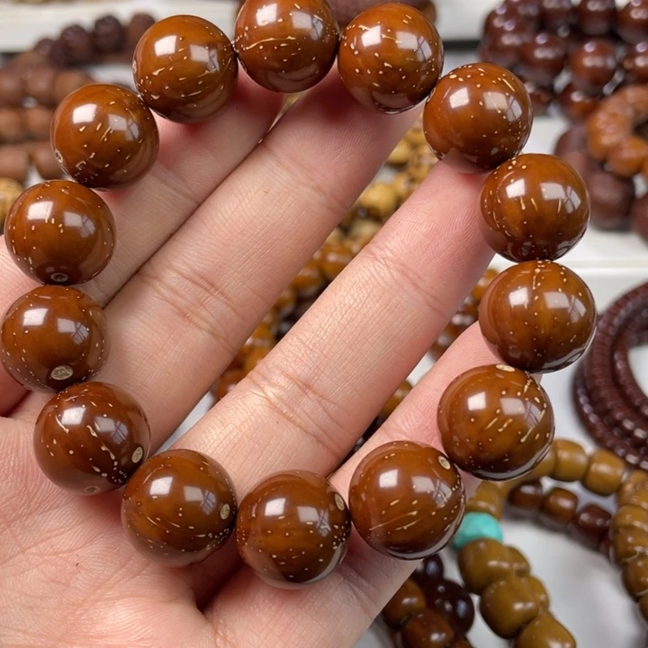 紫金鼠手串16尺寸（多棕线/油性大皮质好）