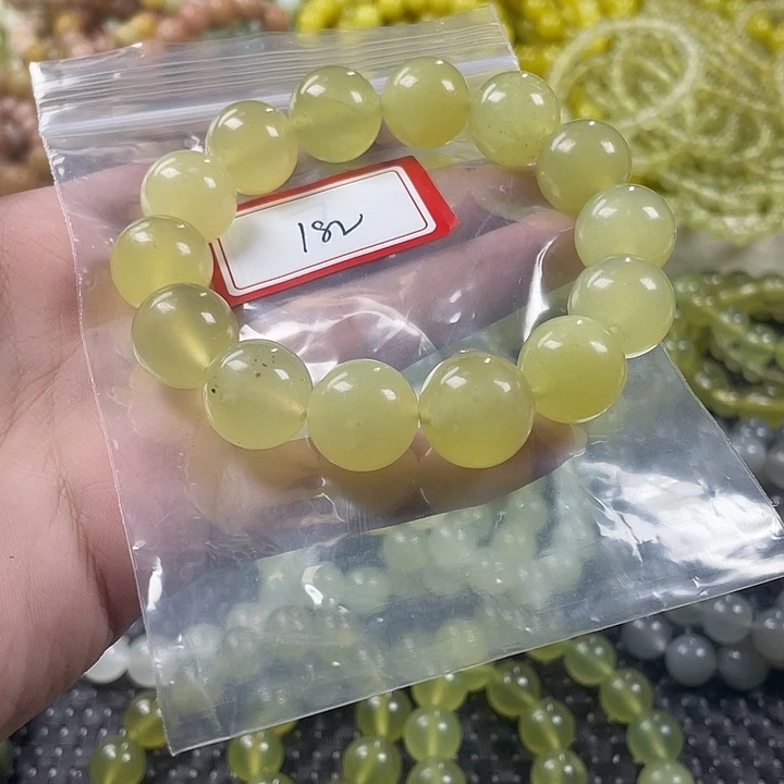 蛇纹石玉未镶嵌手链