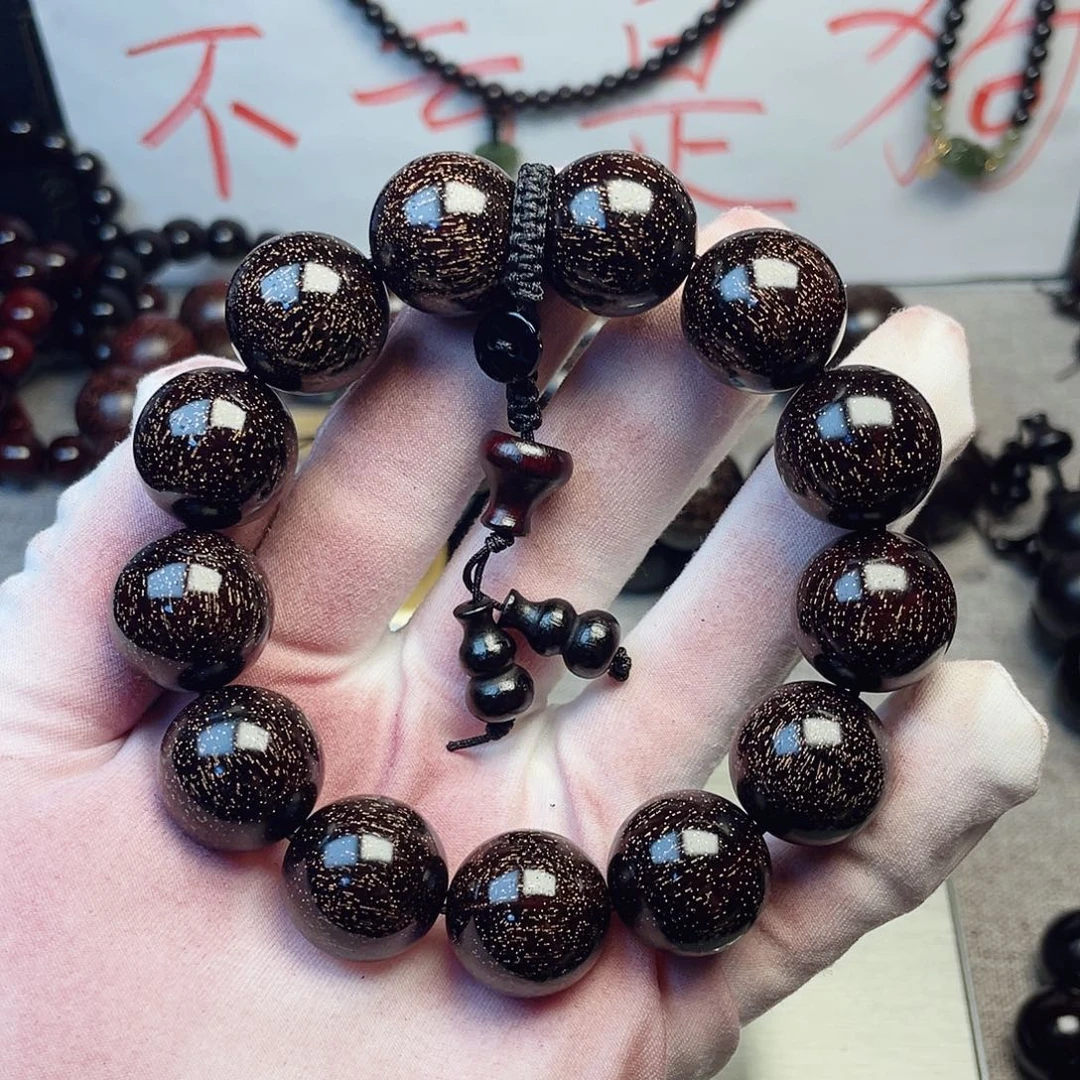 小叶紫檀手串/手链1.8爆星