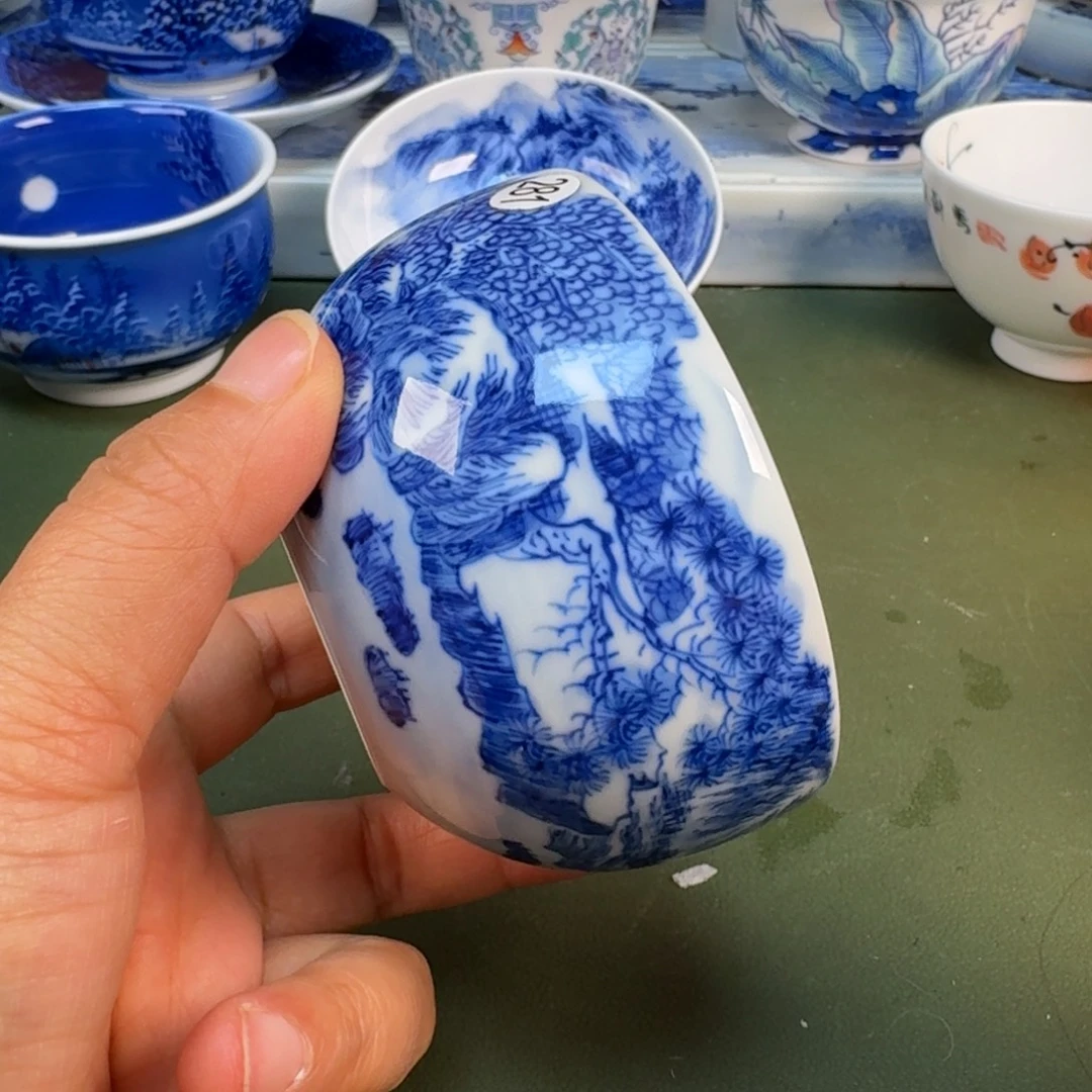 陶景德镇纯手绘茶具圆圆204