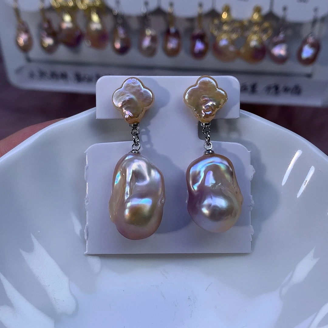 非金属合金福利耳饰3429