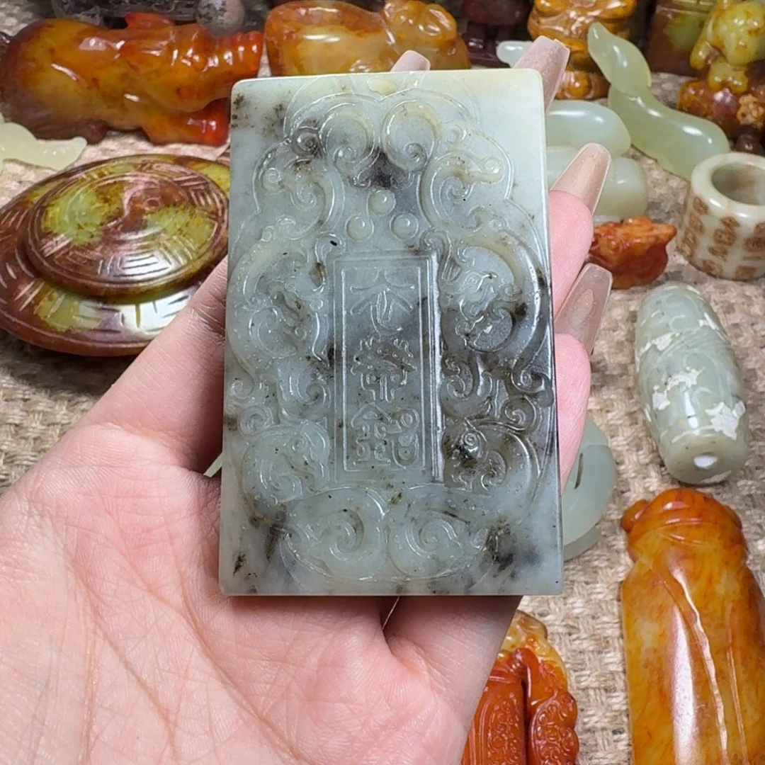白玉菩提吊坠挂件