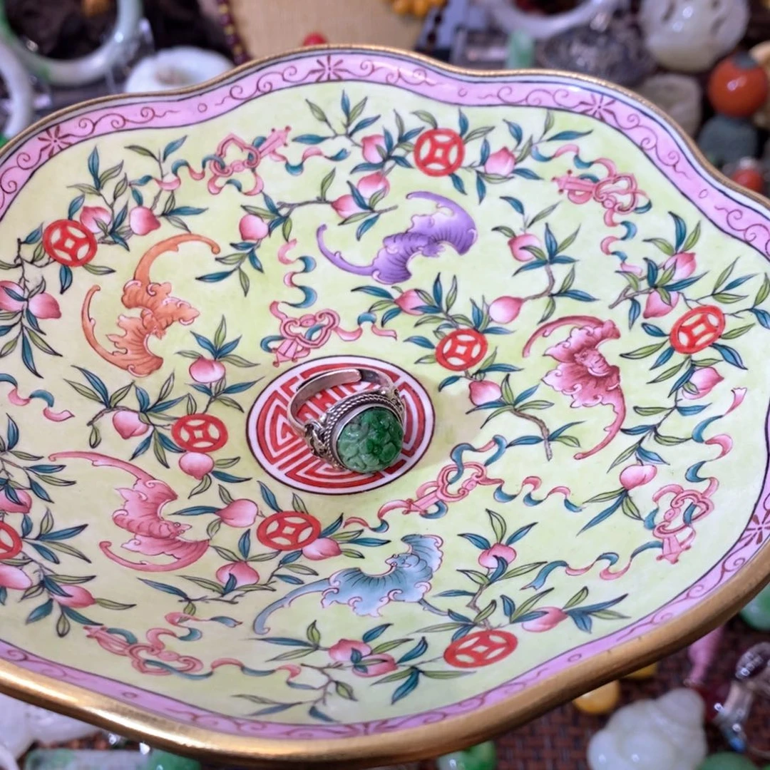 摆件紫瓷器摆件漂亮漂亮