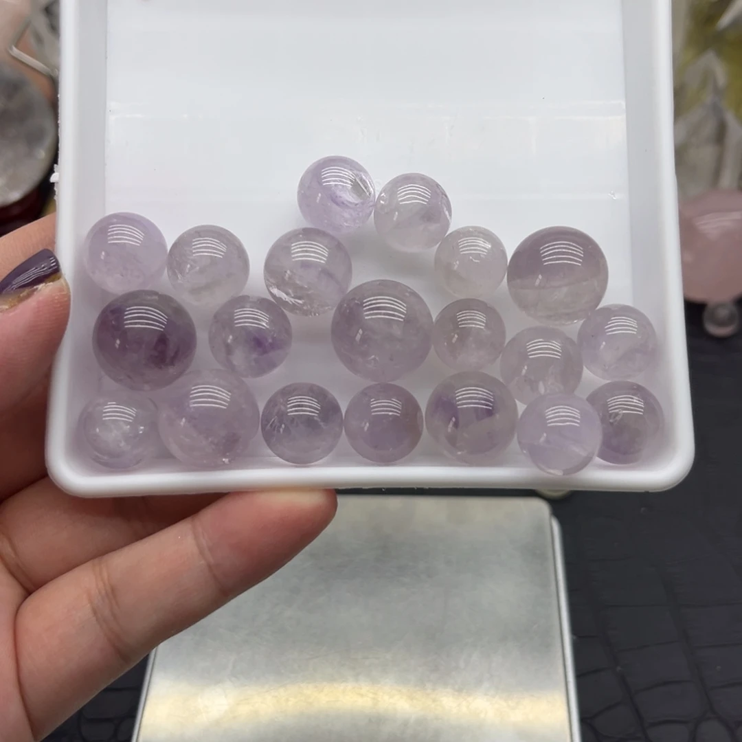 珠宝半成品未镶嵌水晶17 薰衣草紫水晶