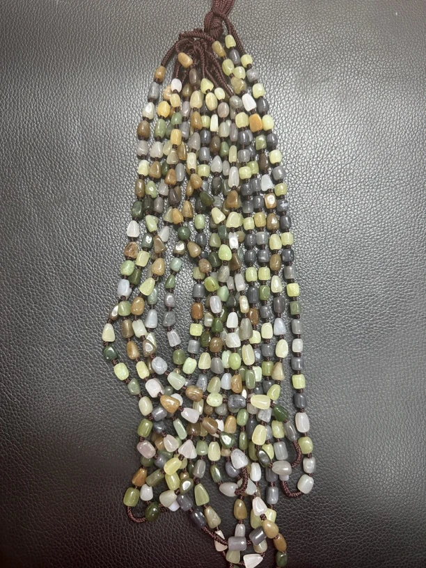 和田玉珠链多样 3