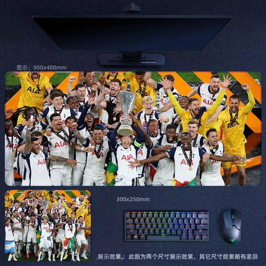 热刺队大号鼠标垫孙兴慜男生男朋友礼物办公游戏电竞加厚锁边桌垫