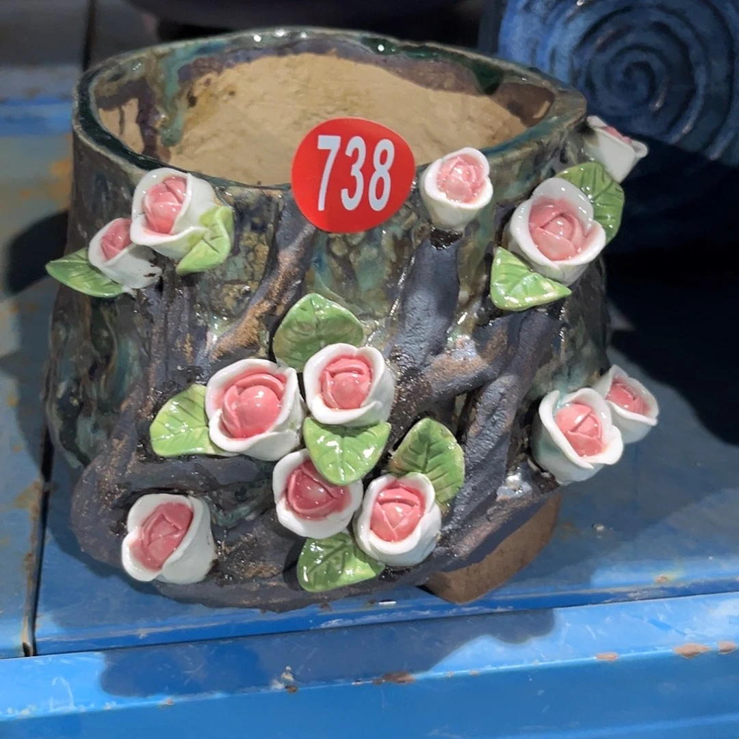 738 号陶然花器多肉植物手工花盆