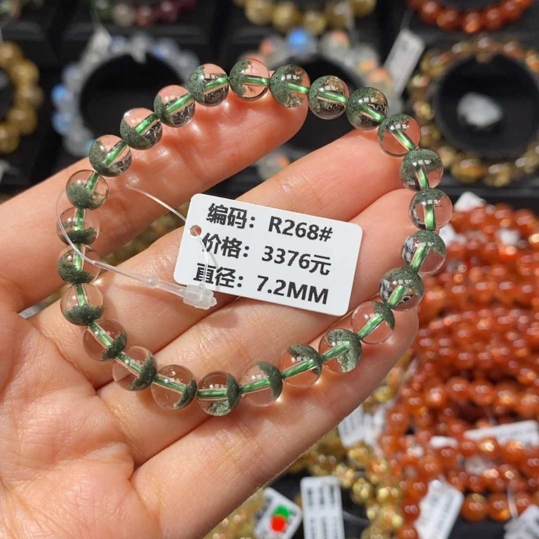 水晶未镶嵌手链R268#7.2mm