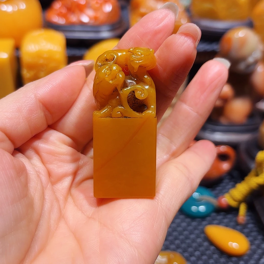 田黄石钦*石雕石雕石雕