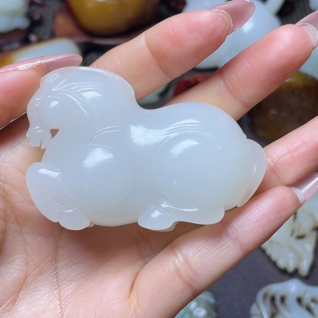 【闪购商品】未镶嵌和田玉挂件天****息